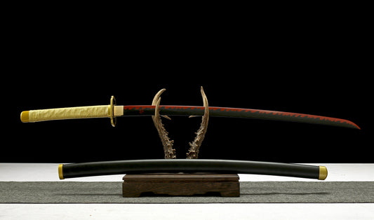 1:1 Replica Yoriichi Tsugikuni Worn Katana – Demon Slayer Sword – Ace Cosplay