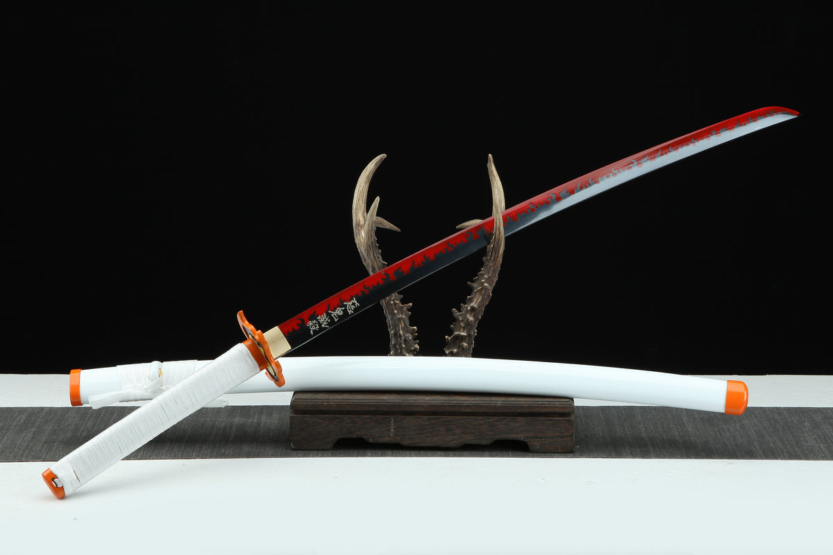 1:1 Replica Kyojuro Rengoku Worn Katana | Demon Slayer Sword