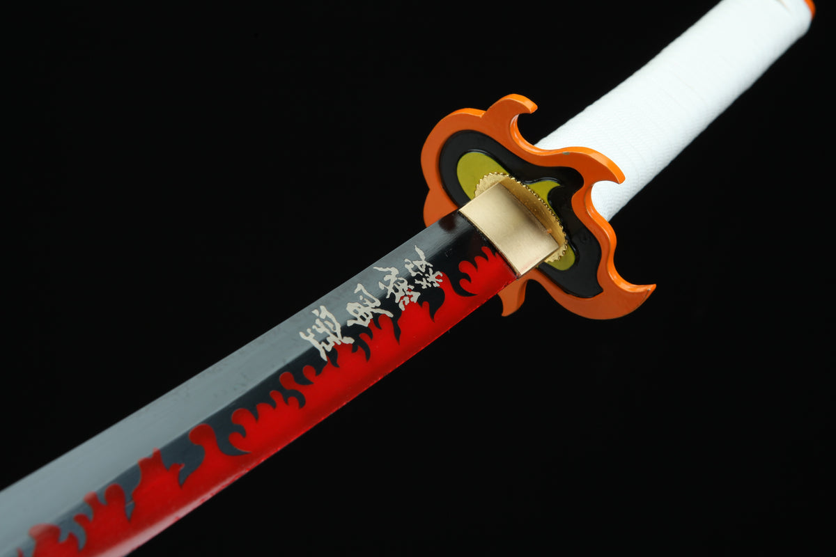 1:1 Replica Kyojuro Rengoku Worn Katana | Demon Slayer Sword