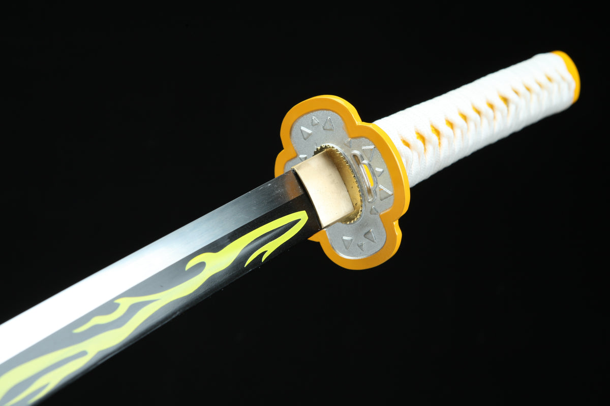 1:1 Replica Zenitsu Agatsuma Worn Katana | Demon Slayer Sword