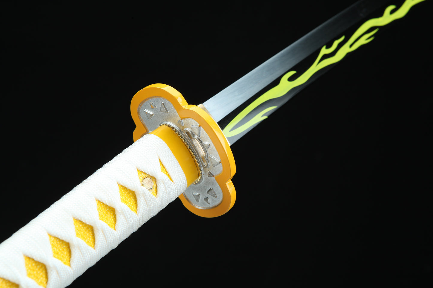 1:1 Replica Zenitsu Agatsuma Worn Katana | Demon Slayer Sword