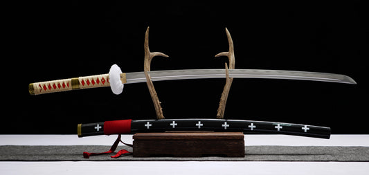 1:1 Replica Trafalgar D. Water Law Worn Katana – One Piece Sword – Ace Cosplay