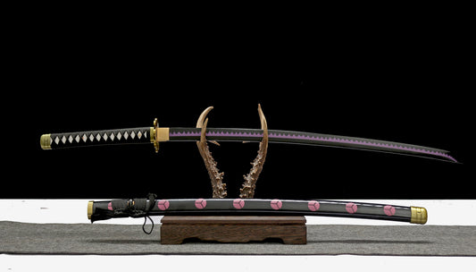 1:1 Replica Roronoa Zoro Worn Purple Shusui Katana – One Piece Sword – Ace Cosplay
