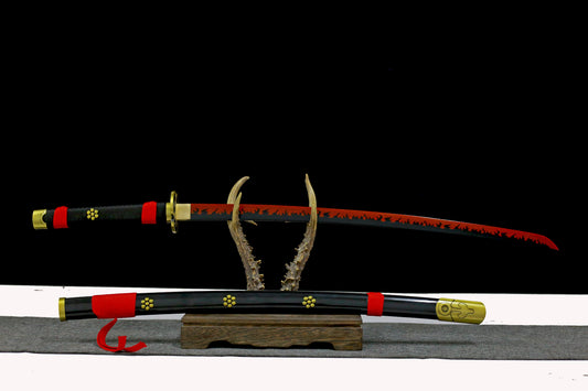 1:1 Replica Roronoa Zoro Worn Black Enma Katana – One Piece Sword – Ace Cosplay