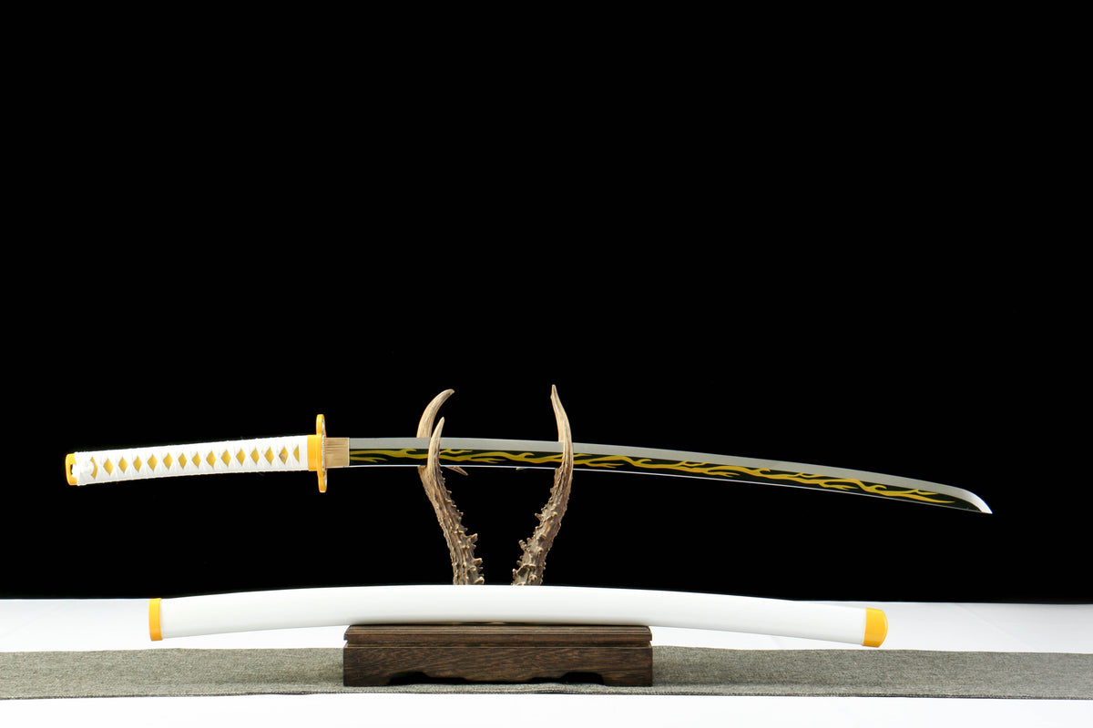 1:1 Replica Zenitsu Agatsuma Worn Katana | Demon Slayer Sword