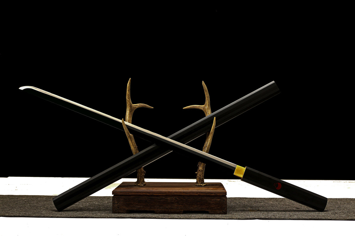 1:1 Replica Sasuke Uchiha Worn Black Kusanagi Katana | Naruto Sword