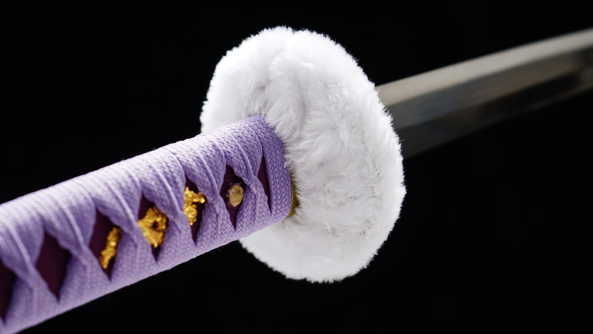1:1 Replica Trafalgar D. Water Law Worn Purple Nodachi Katana | One Piece Sword