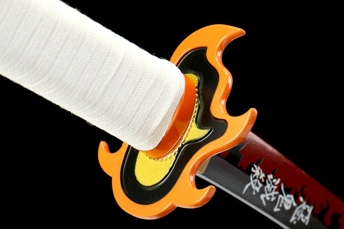 1:1 Replica Kyojuro Rengoku Worn Katana | Demon Slayer Sword