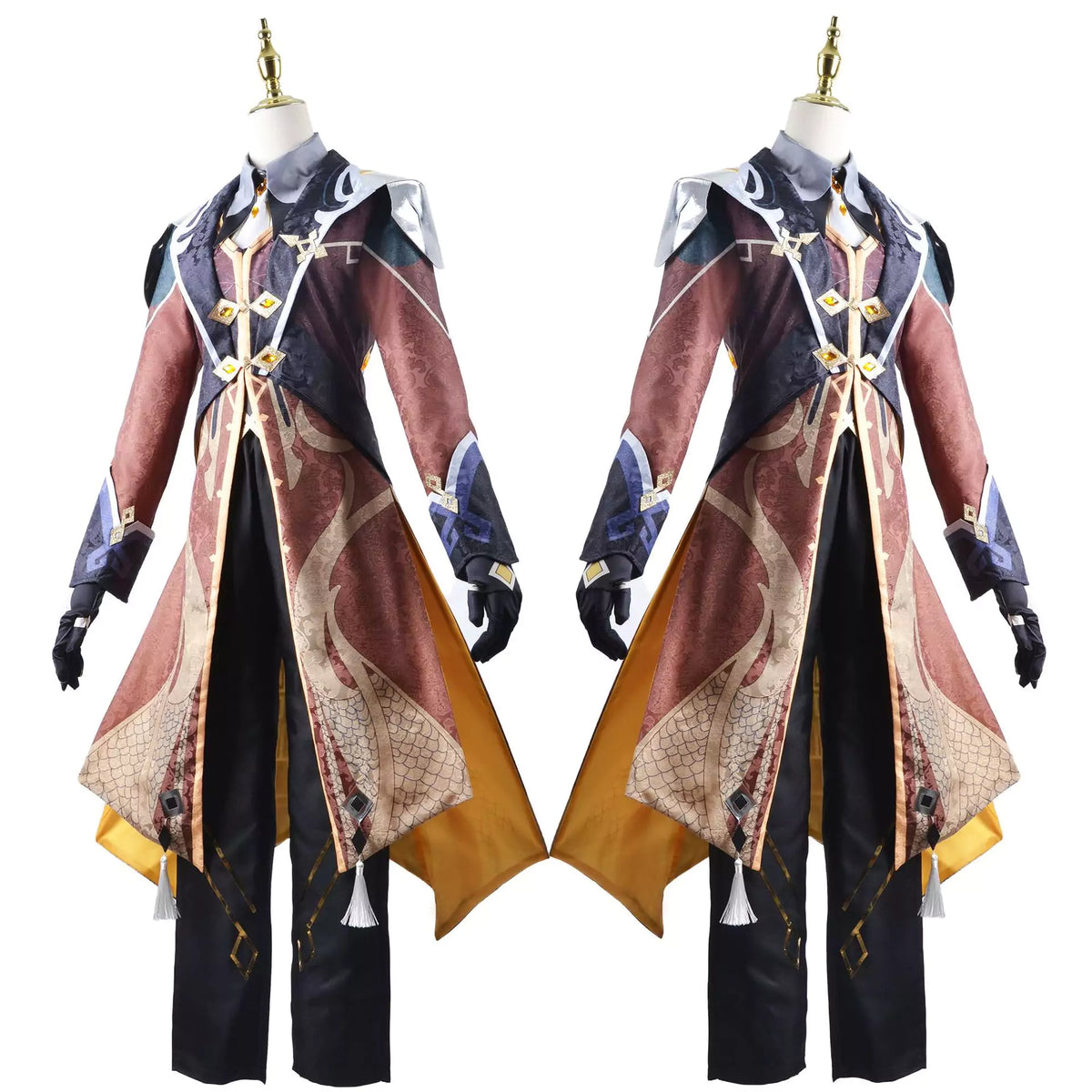 Genshin Impact Zhongli Cosplay Costume – Gaming Outfit – photo 6 of 14
