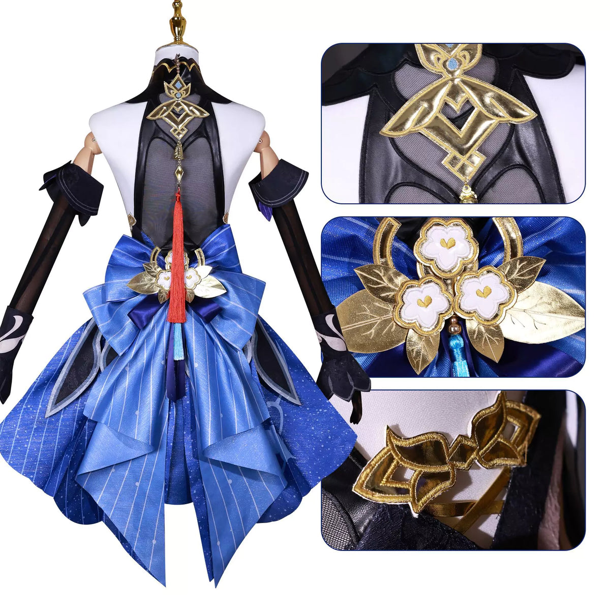 Genshin Impact Ganyu Carnival Cosplay Costume – Gaming Outfit – photo 9 of 20