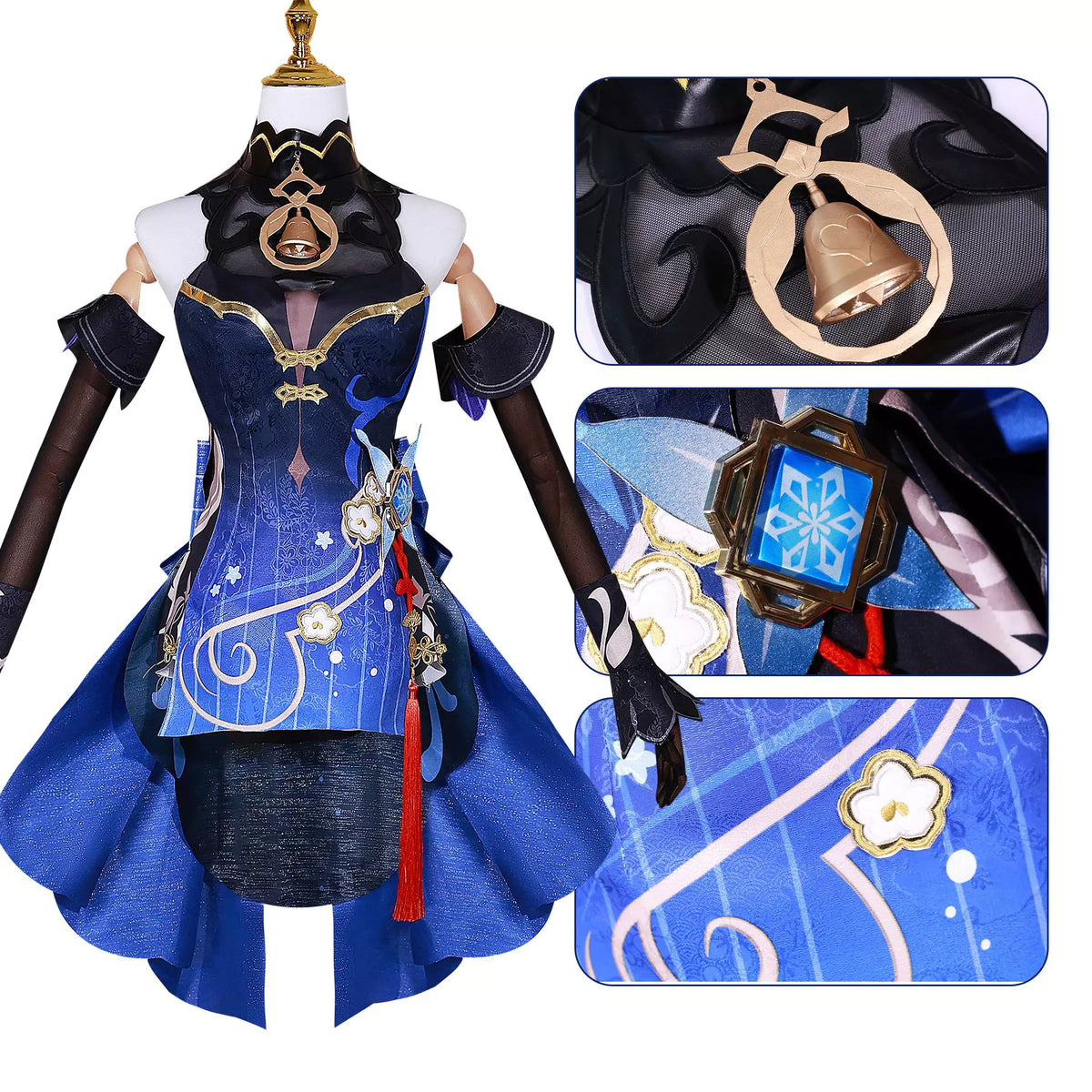 Genshin Impact Ganyu Carnival Cosplay Costume – Gaming Outfit – photo 8 of 20