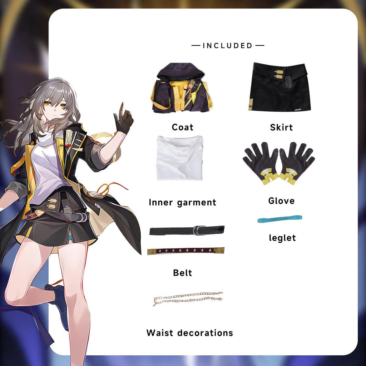 Honkai Star Rail Female Trailblazer Cosplay Costume – Gaming Outfit – photo 3 of 15