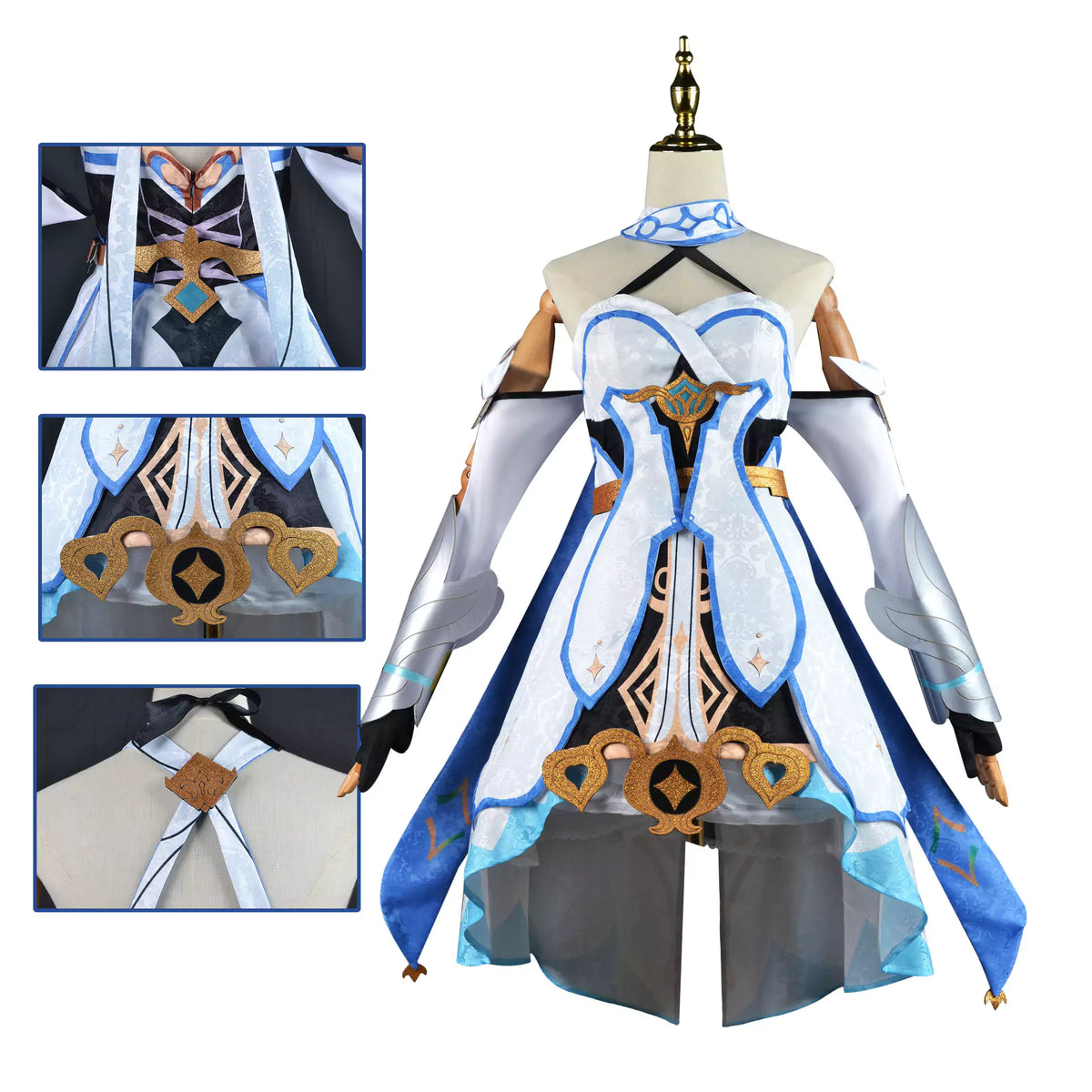 Genshin Impact Traveler Lumine Cosplay Costume – Gaming Outfit – photo 5 of 14