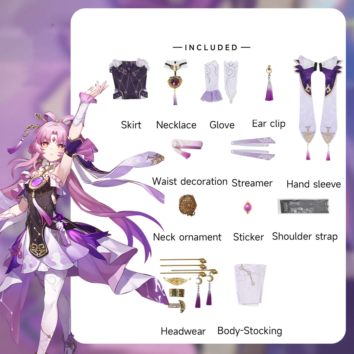 Honkai Star Rail Fuxuan Cosplay Costume – Gaming Outfit – photo 3 of 13