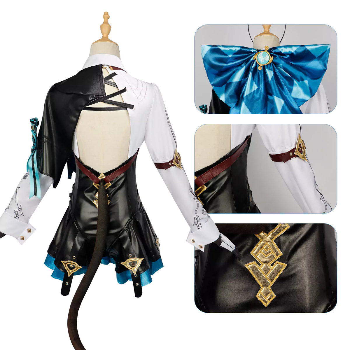 Genshin Impact Lynette Cosplay Costume – Gaming Outfit – photo 10 of 19