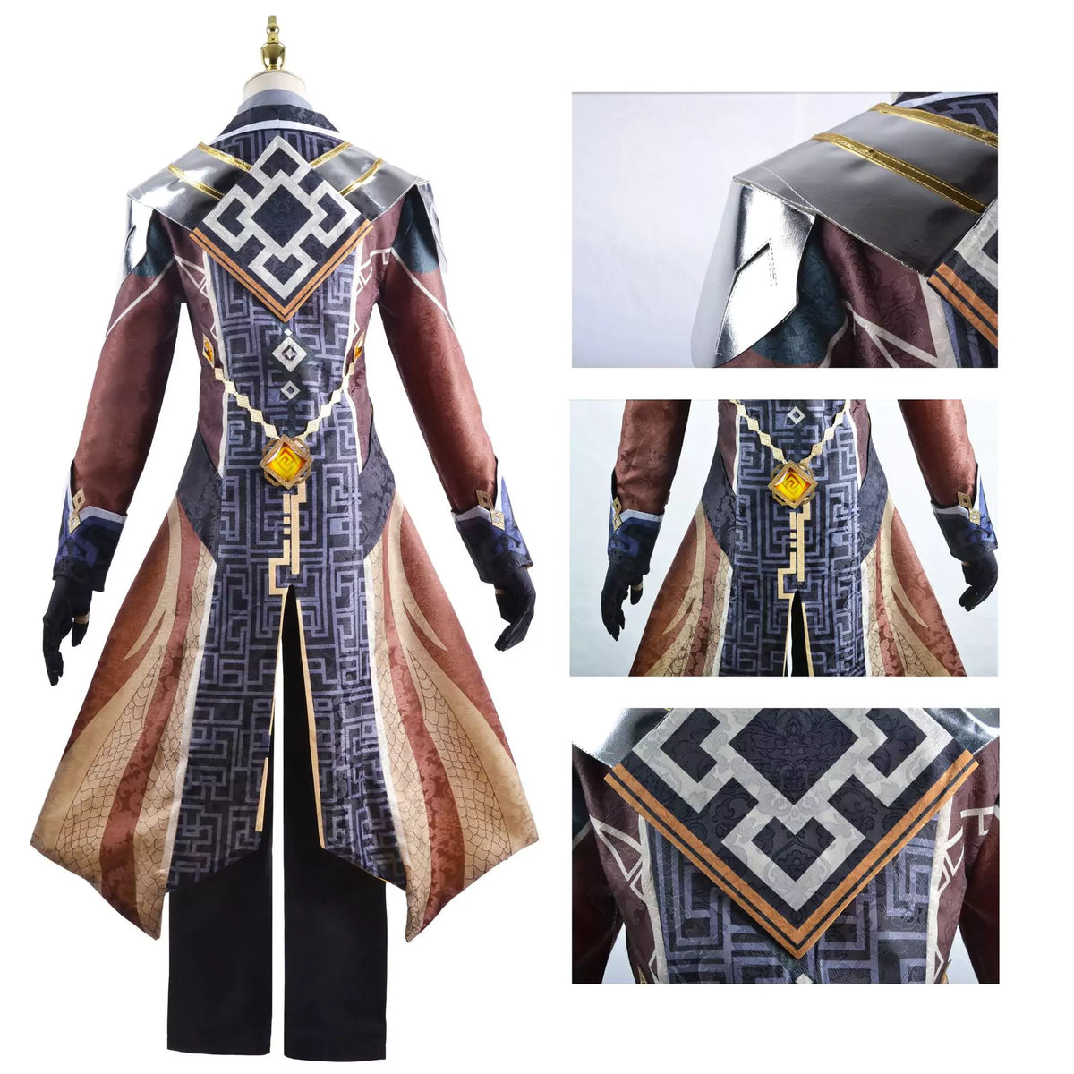 Genshin Impact Zhongli Cosplay Costume – Gaming Outfit – photo 8 of 14
