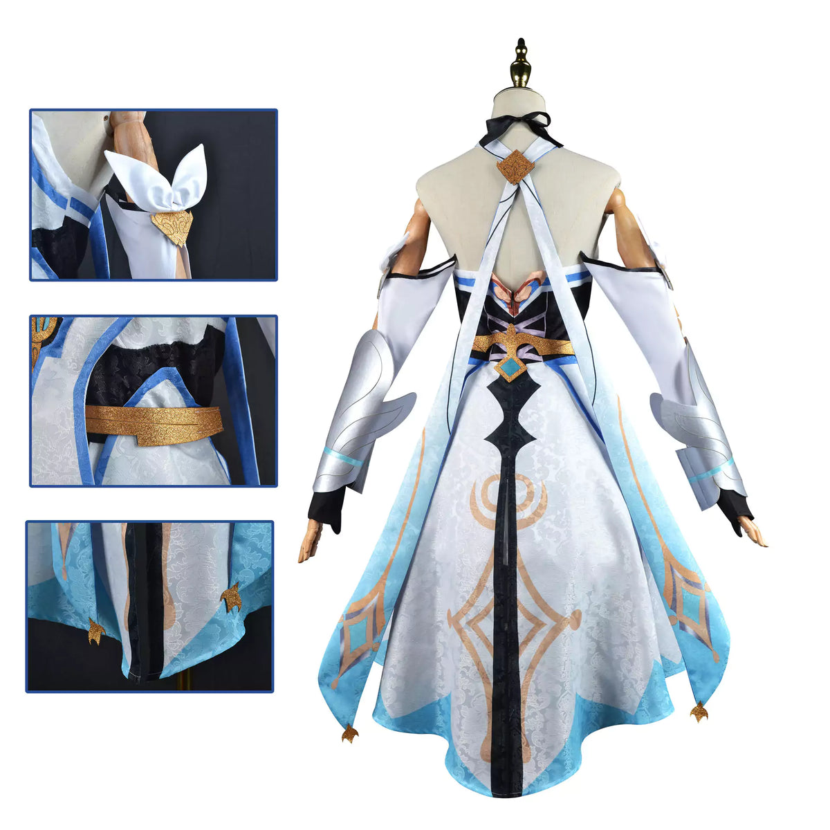 Genshin Impact Traveler Lumine Cosplay Costume – Gaming Outfit – photo 7 of 14