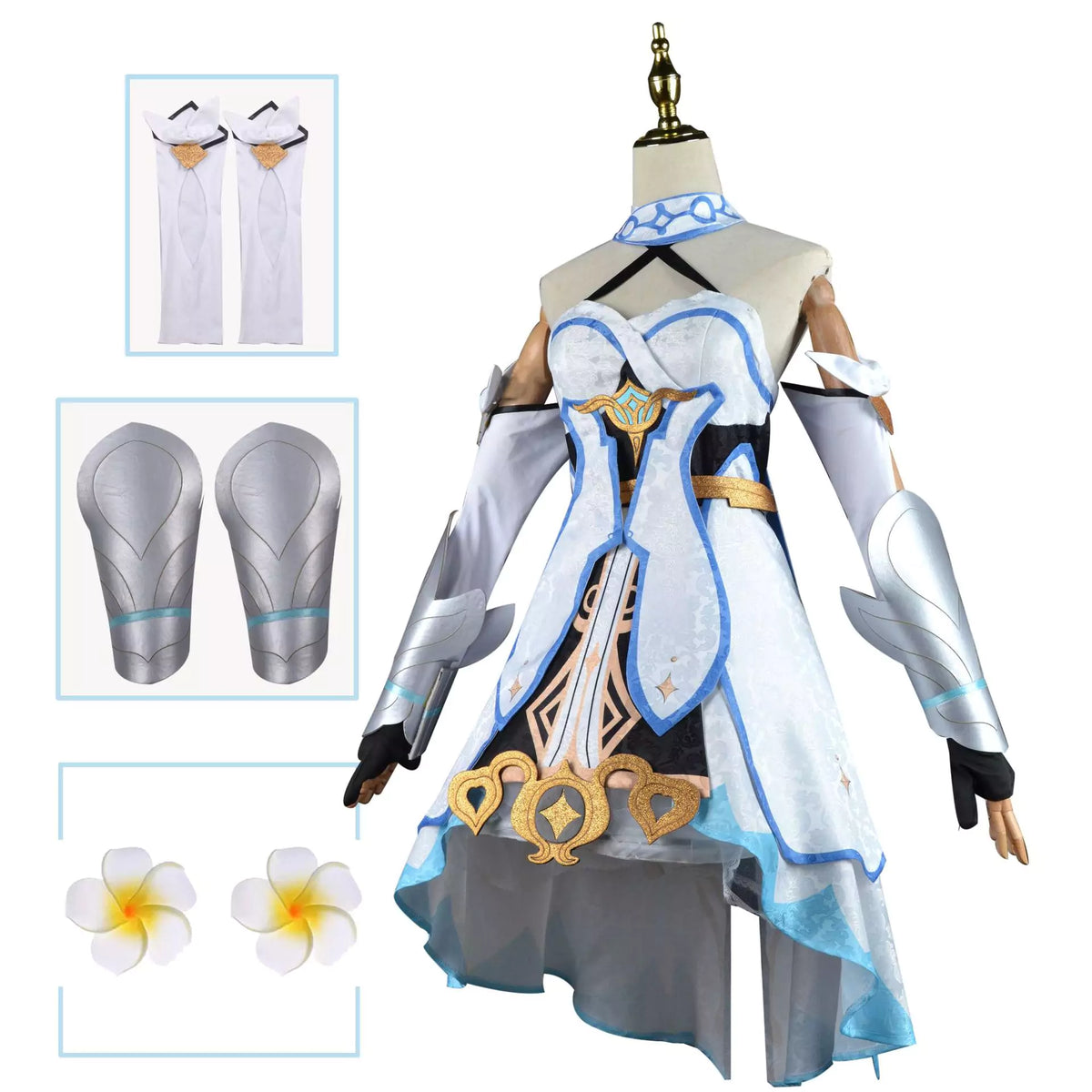 Genshin Impact Traveler Lumine Cosplay Costume – Gaming Outfit – photo 6 of 14