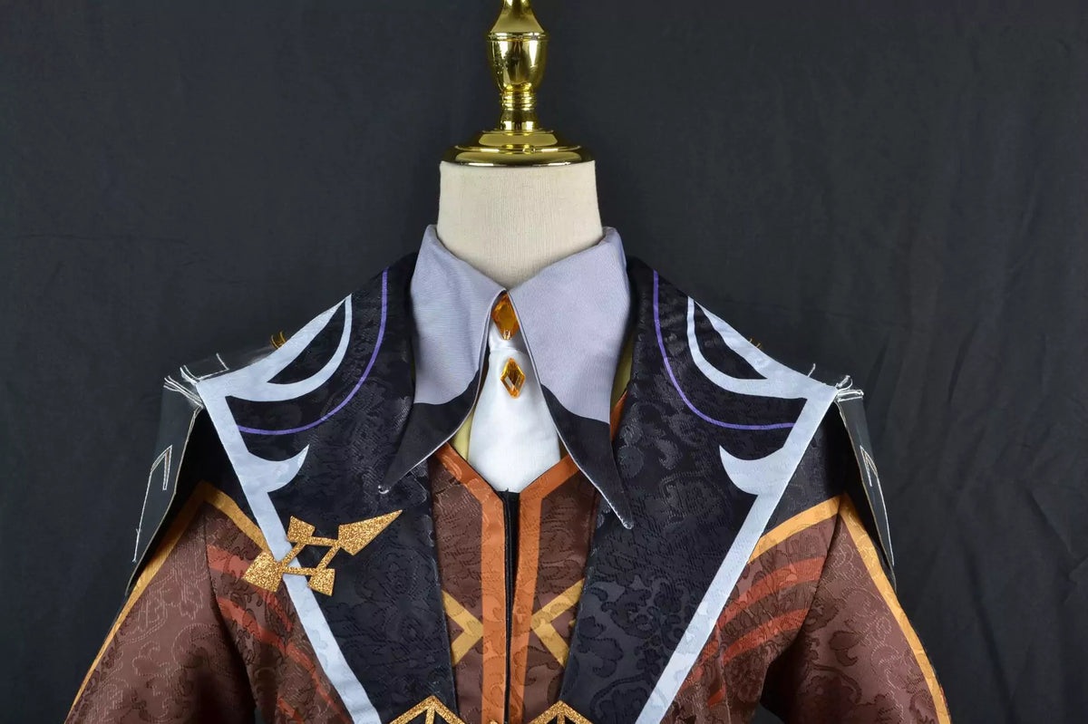 Genshin Impact Zhongli Cosplay Costume – Gaming Outfit – photo 9 of 14