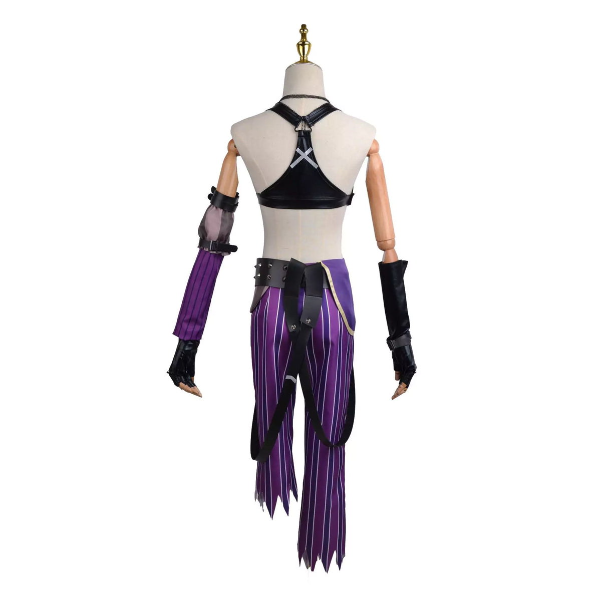 League of Legends Arcane Jinx Purple Cosplay Costume – Gaming Outfit – photo 7 of 12