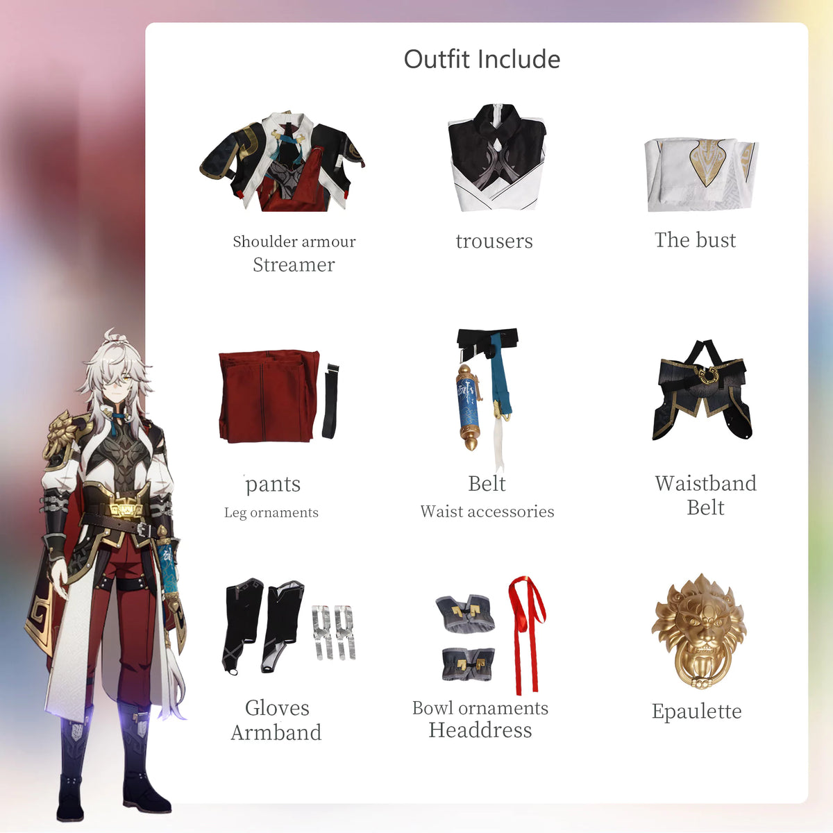 Honkai Star Rail Jingyuan Cosplay Costume – Gaming Outfit – photo 3 of 15
