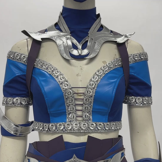 Mortal Kombat Kitana Cosplay Costume – On Sale – video 24 of 24