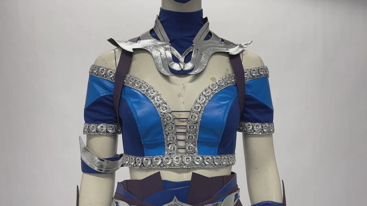 Mortal Kombat Kitana Cosplay Costume – On Sale – video 24 of 24