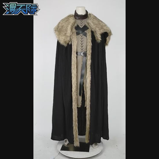 Game of Thrones S8 Jon Snow Cosplay Costume – TV Outfit – video 20 of 20