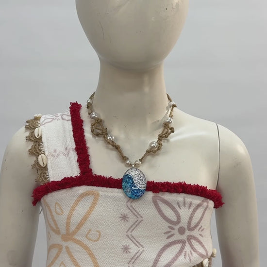 Kids Disney Princess Moana 2 Cosplay Costume – Movie Outfit – video 23 of 23