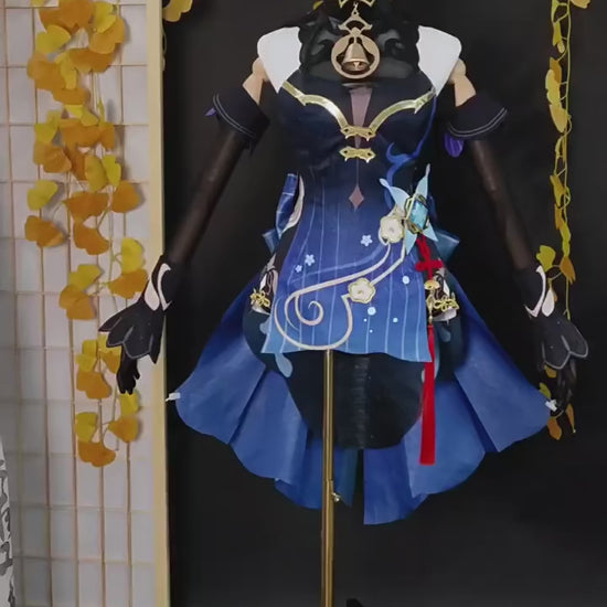 Genshin Impact Ganyu Carnival Cosplay Costume – Gaming Outfit – video 20 of 20