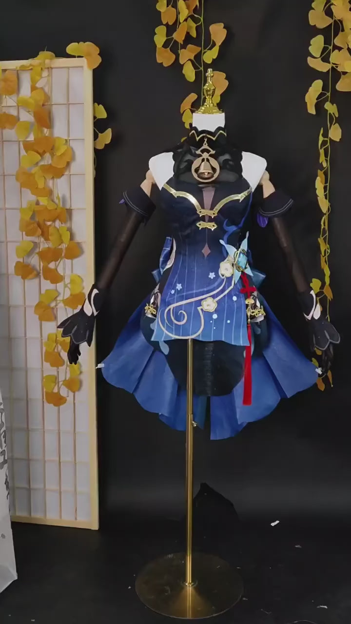 Genshin Impact Ganyu Carnival Cosplay Costume – Gaming Outfit – video 20 of 20