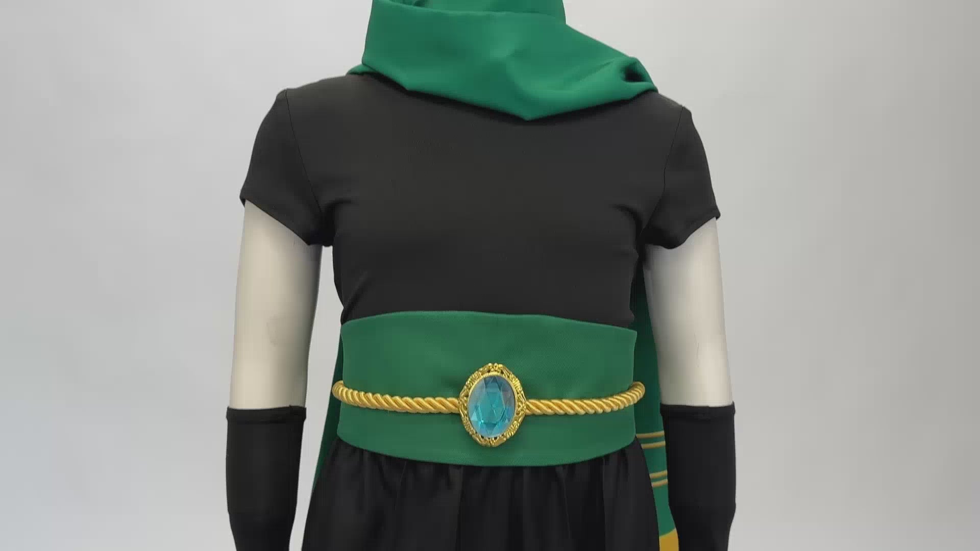 Princess Peach Showtime! Kids Ninja Cosplay Costume – Gaming Outfit – video 17 of 17