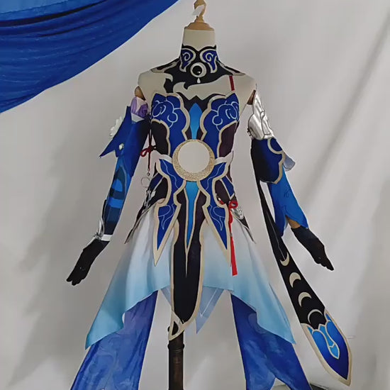 Honkai Star Rail Jingliu Cosplay Costume – Gaming Outfit – video 17 of 17