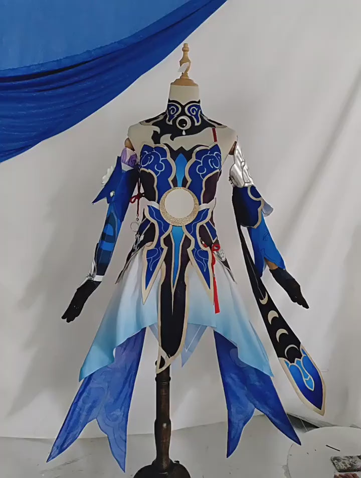 Honkai Star Rail Jingliu Cosplay Costume – Gaming Outfit – video 17 of 17