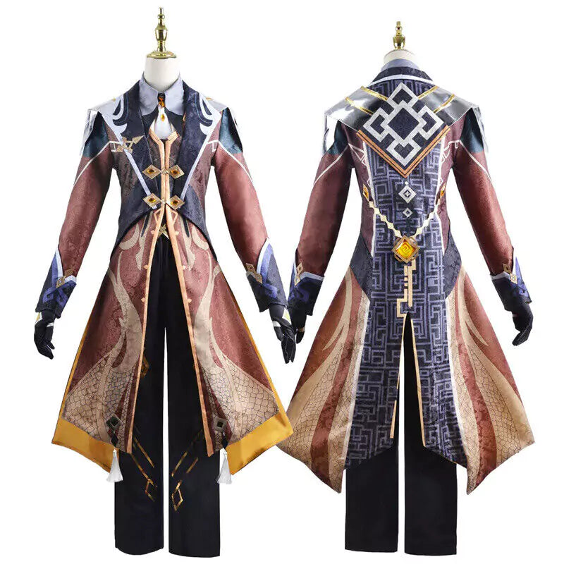 Genshin Impact Zhongli Cosplay Costume – Gaming Outfit – photo 2 of 14