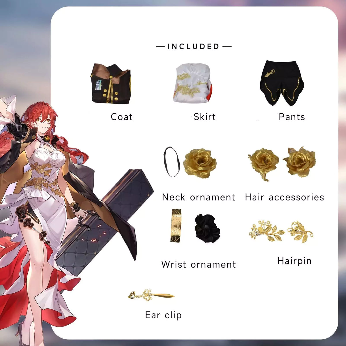 Honkai Star Rail Himeko Cosplay Costume – Gaming Outfit – photo 3 of 15