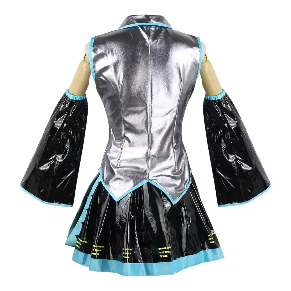 Hatsune Miku Vocaloid Female Ash Cosplay Costume | Anime Outfit