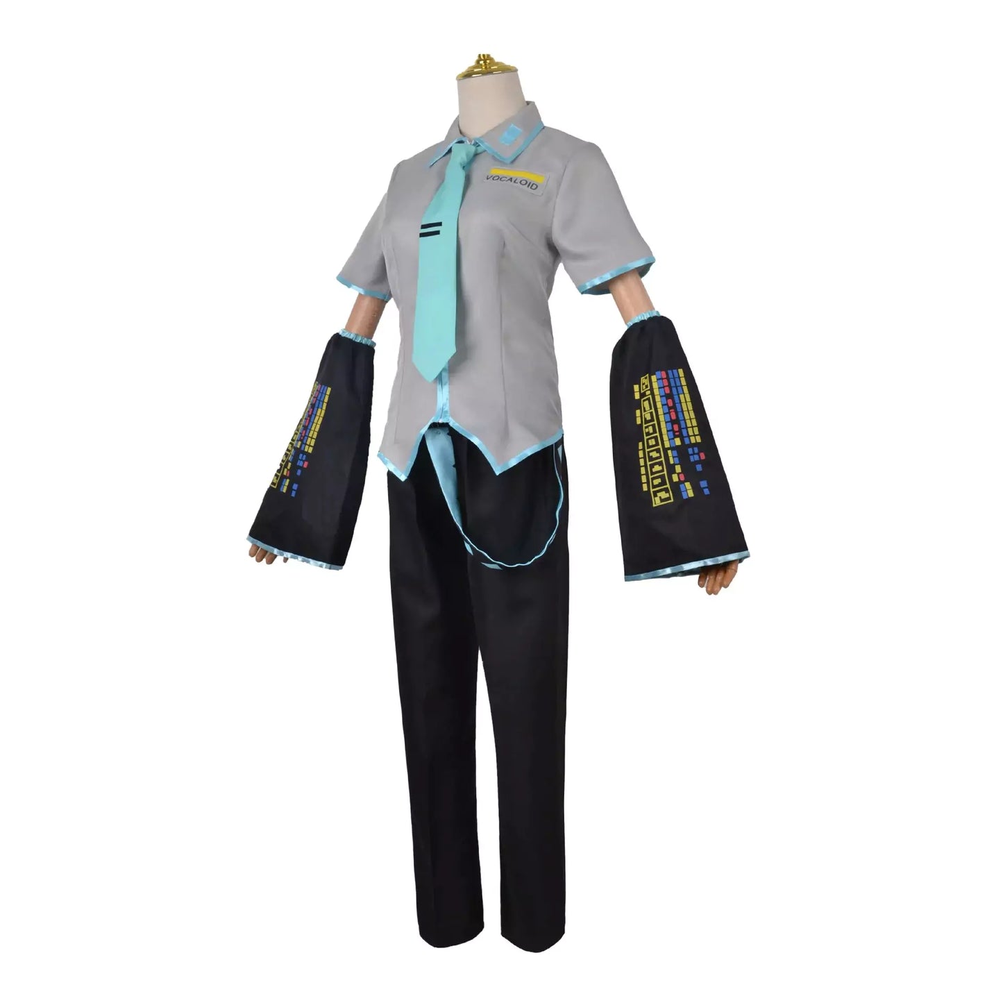 Hatsune Miku Vocaloid Male Grey Cosplay Costume | Anime Outfit