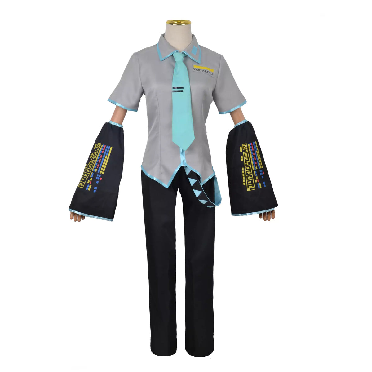 Hatsune Miku Vocaloid Male Grey Cosplay Costume | Anime Outfit