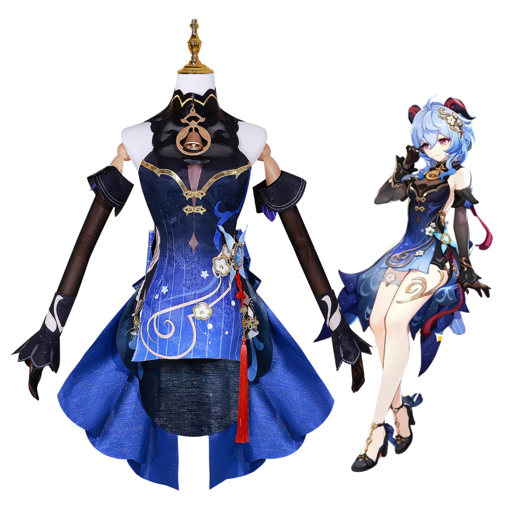 Genshin Impact Ganyu Carnival Cosplay Costume – Gaming Outfit – Ace Cosplay