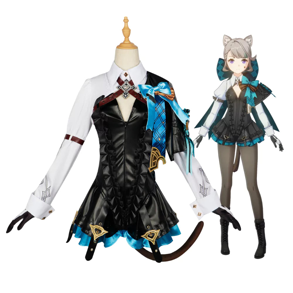 Genshin Impact Lynette Cosplay Costume – Gaming Outfit – Ace Cosplay