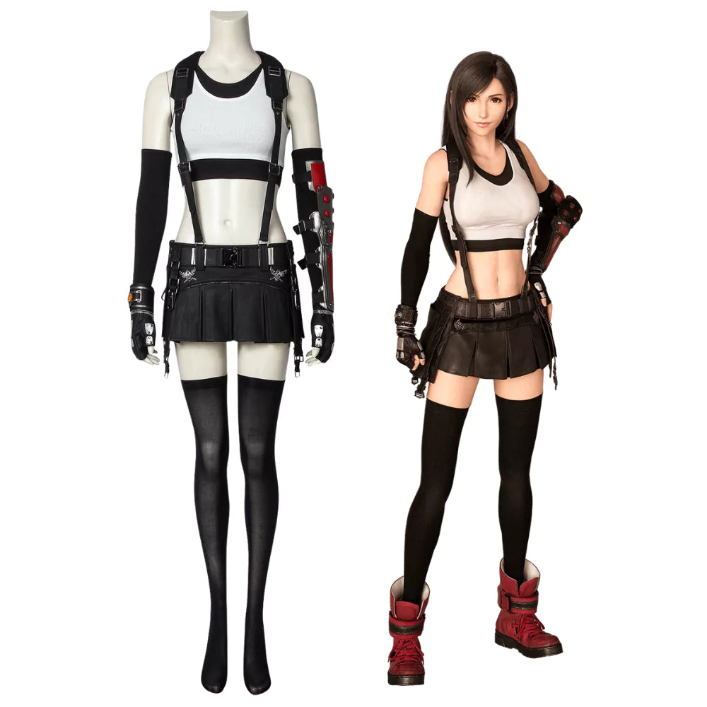 Final Fantasy VII Tifa Lockhart Cosplay Kostüm | Gaming-Outfit