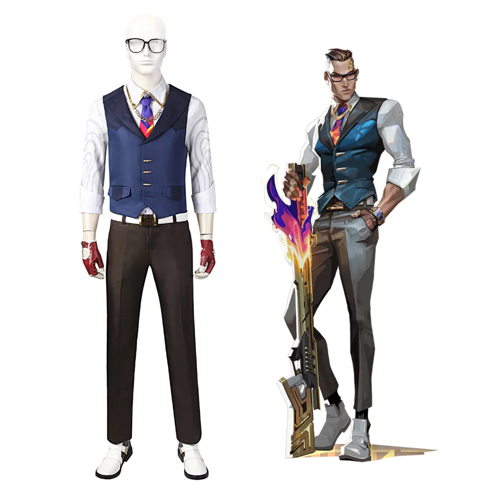 Valorant Agent Chamber Cosplay Kostüm | Gaming-Outfit