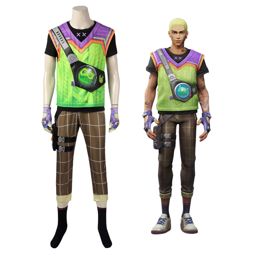 Valorant Agent Gekko Cosplay Kostüm | Gaming-Outfit