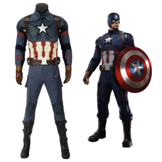 Avengers 4 Captain America Cosplay-Kostüm | Marvel-Outfit