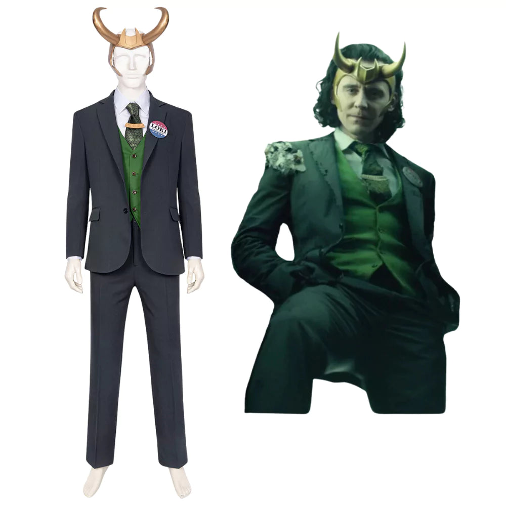 Loki Season 1 Cosplay Costume – Marvel Outfit – Ace Cosplay