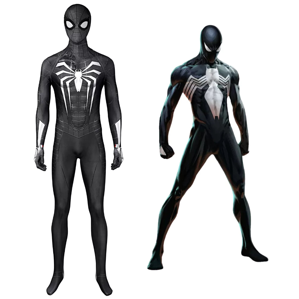 Spider-Man Black Venom Cosplay Costume | Marvel Outfit
