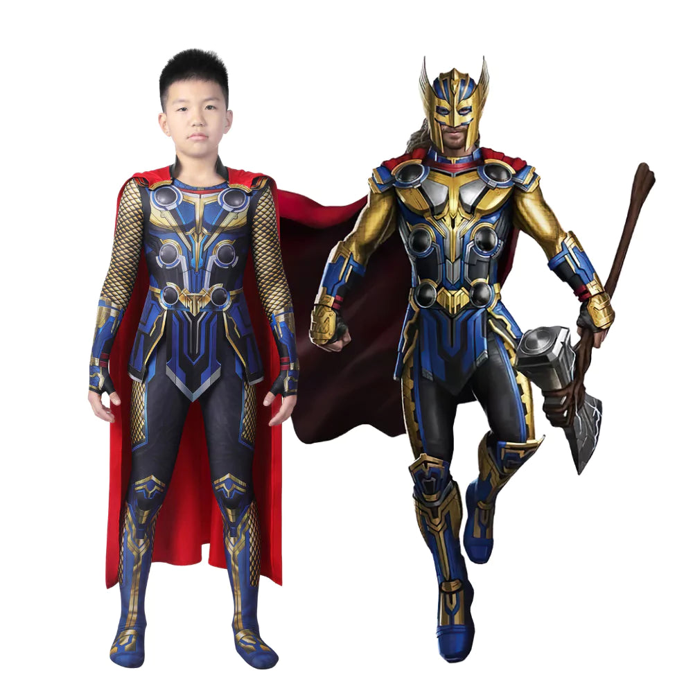 Kids Thor Love & Thunder Cosplay Costume – Marvel Outfit – Ace Cosplay