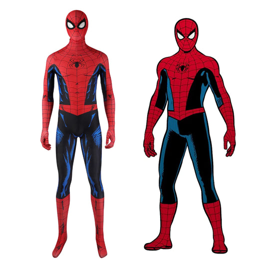 Spider-Man Vintage Comic Cosplay Kostüm | Marvel Outfit