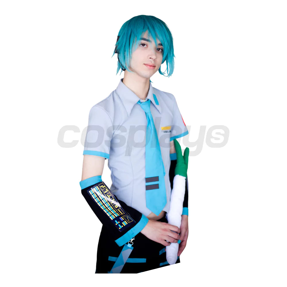 Hatsune Miku Vocaloid Male Grey Cosplay Costume | Anime Outfit
